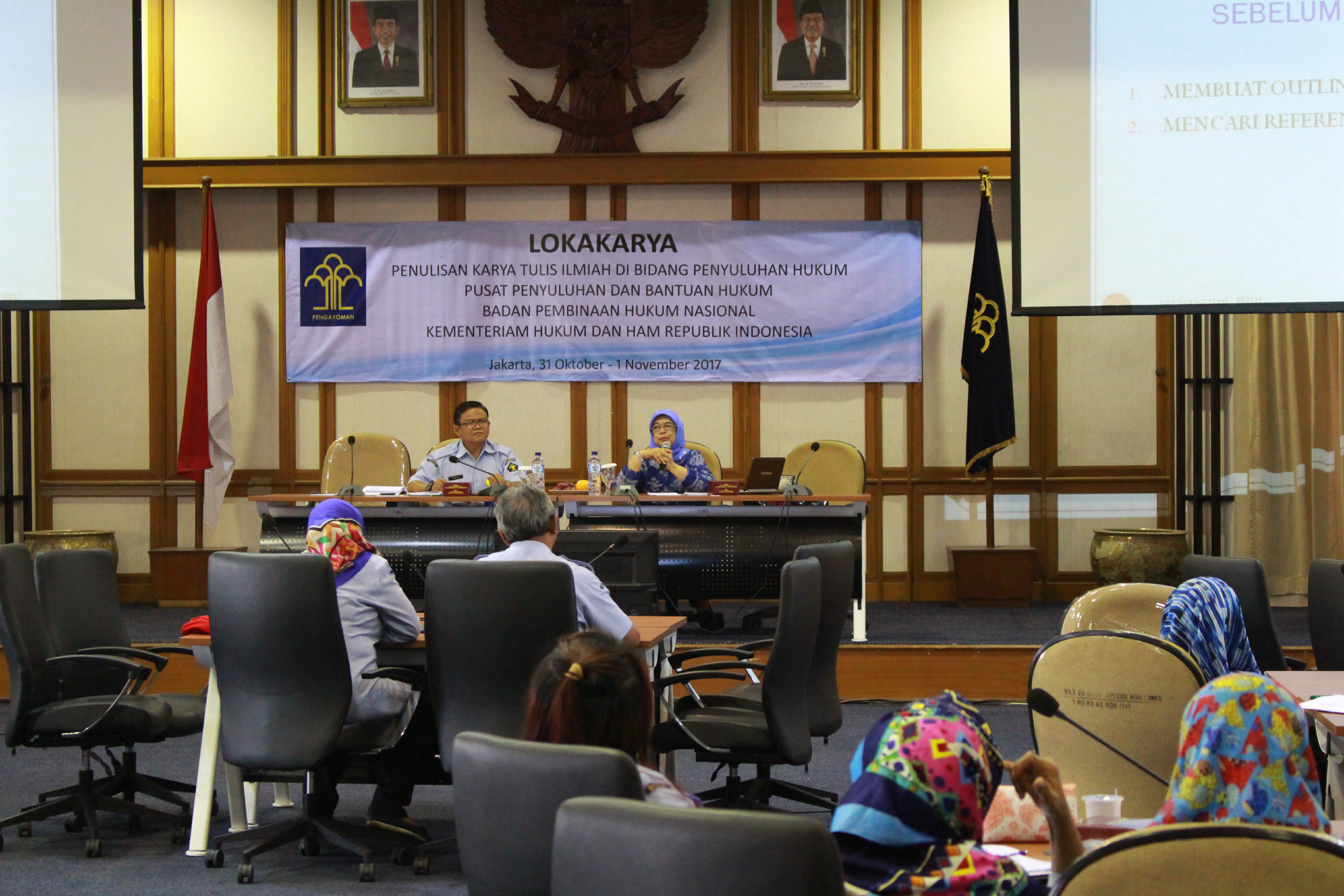 Pusat Penyuluhan dan Bantuan Hukum Melaksanakan Kegiatan Lokakarya Karya Tulis Ilmiah