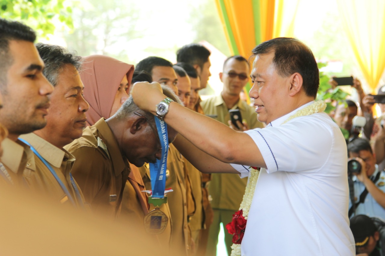42 Desa Sadar Hukum di Kabupaten Aceh Tamiang Diresmikan