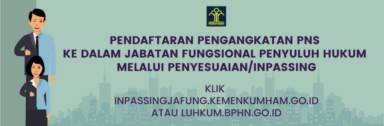Inpassing JF Penyuluh Hukum Resmi di Buka