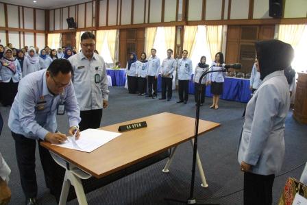 Pelantikam Jabatan Tinggi Pratama di Lingkungan BPHN