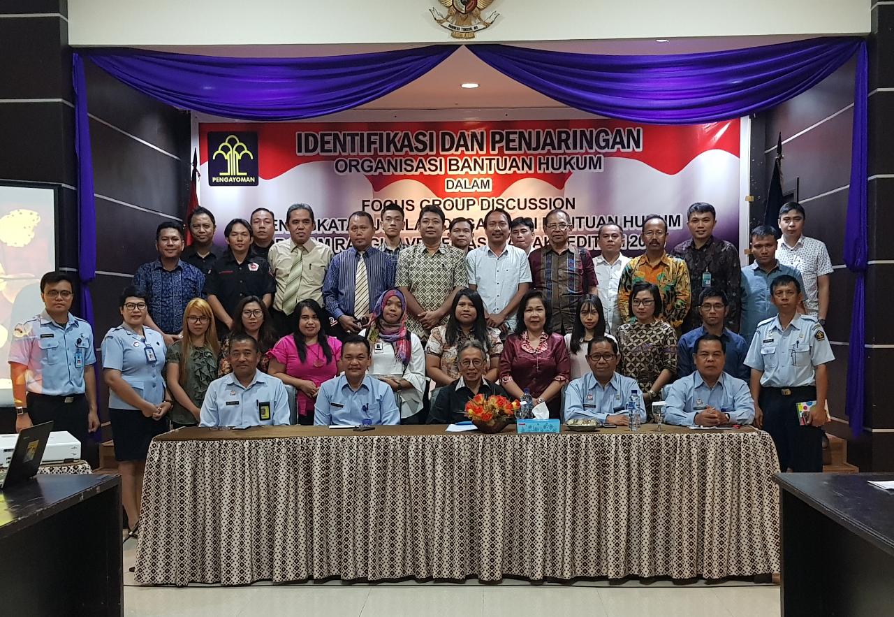 Kemenkumham Dorong Peningkatan Organisasi Bantuan Hukum di Sulut