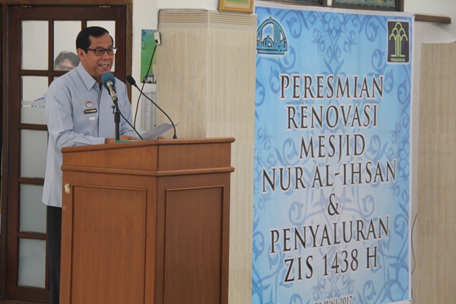 Sekretaris BPHN: Renovasi Pembangunan Masjid Nur Al Ihsan Merupakan Ladang Amal Seluruh Pegawai