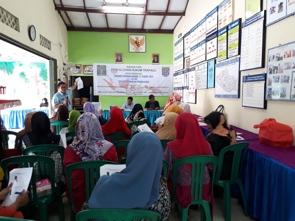 Ceramah Hukum Terpadu di Kelurahan Mekarsari