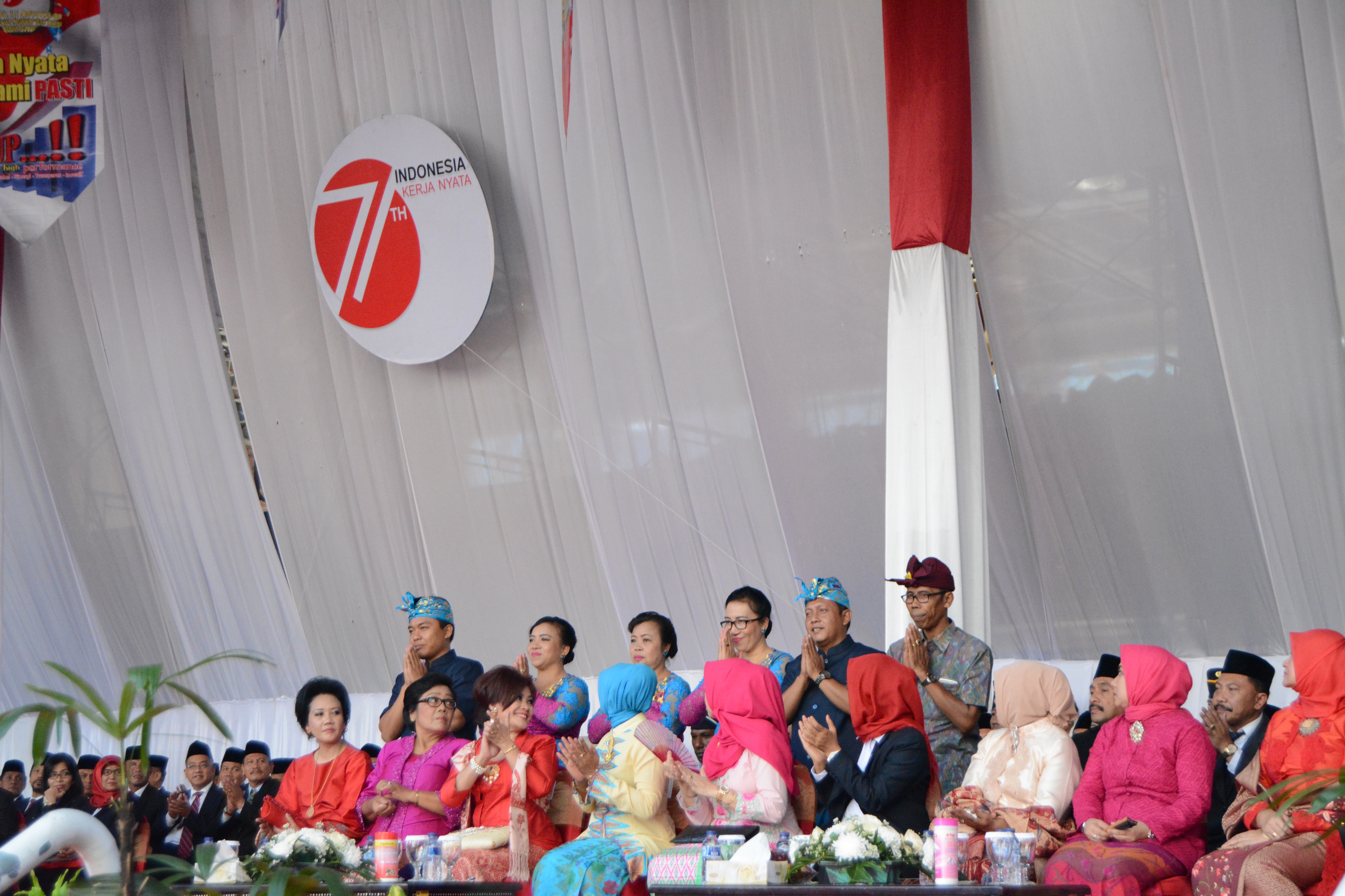 Juara I Lomba Kadarkum Tingkat Nasional Mengikuti Upacara Kemerdekaan Republik Indonesia Bersama Menteri Hukum dan HAM RI