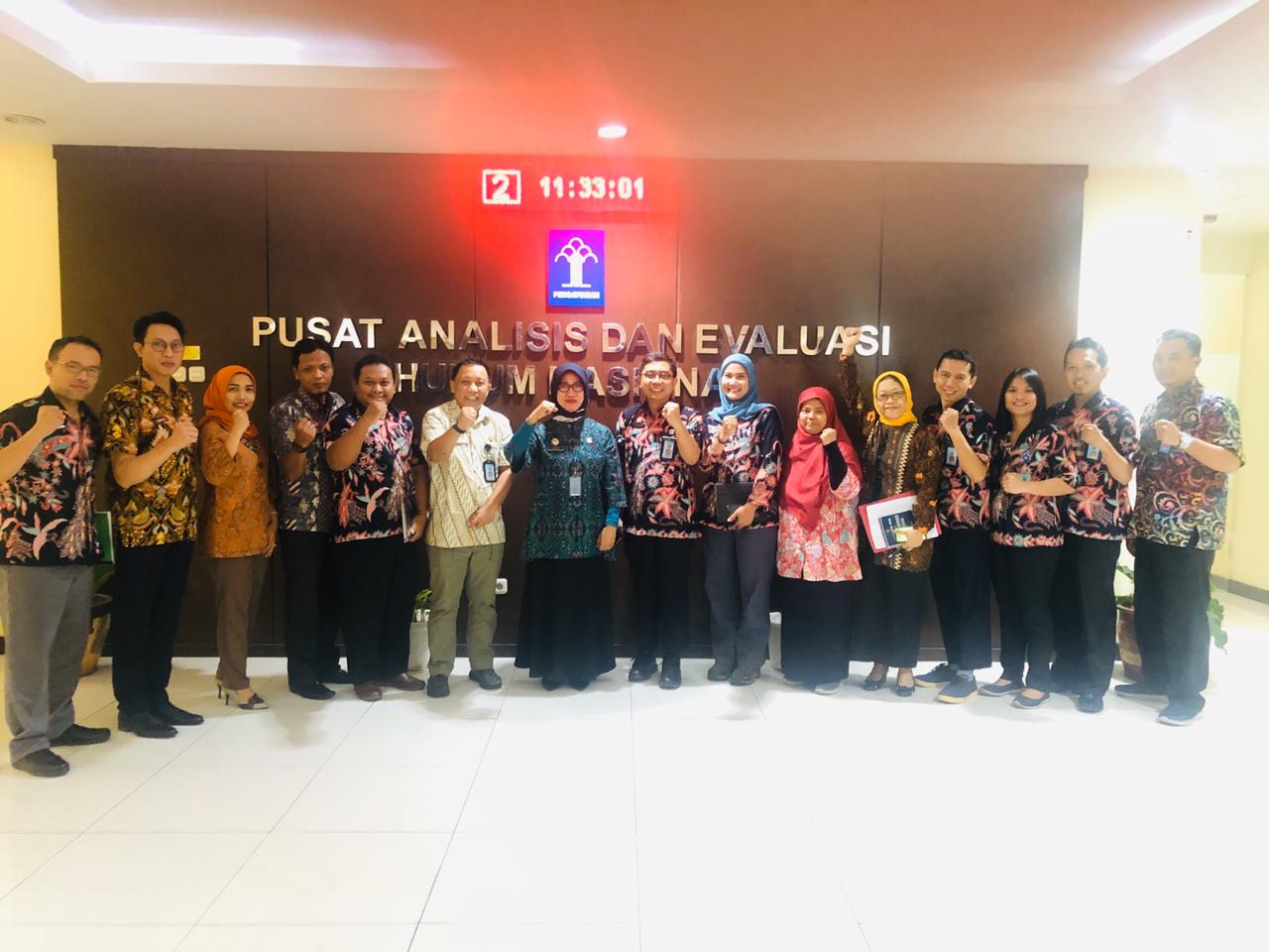 Pusat Penyuluhan Hukum dan Bantuan Hukum dan Pusat Analisis dan Evaluasi Hukum Mantap Jalin Sinergi