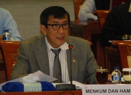 Menkumham: Tahun 2015 Penyelenggaraan Bantuan Hukum di Delegasikan ke Kantor Wilayah Kementerian Hukum dan HAM RI