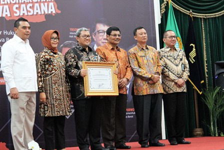 Kemenkumham Meresmikan Desa/Kelurahan Sadar Hukum di Provinsi Jawa Barat