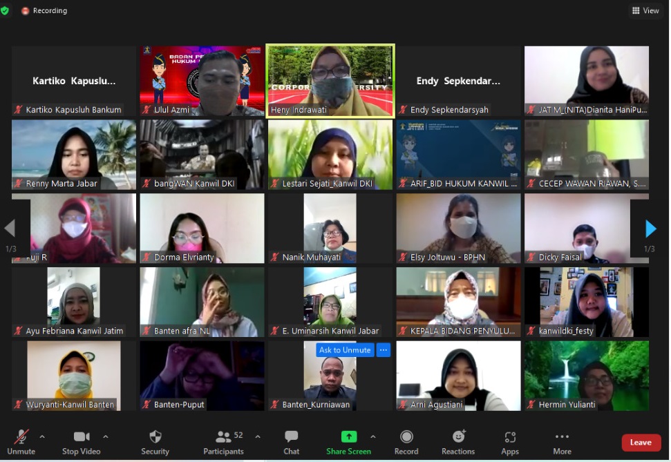 BPHN Lakukan Pendampingan Pengajuan DUPAK Melalui Aplikasi E-Paket