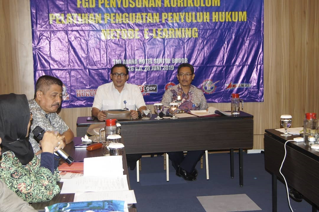 BPHN Bersama BPSDM Menyusun Kurikulum Diklat Penguatan