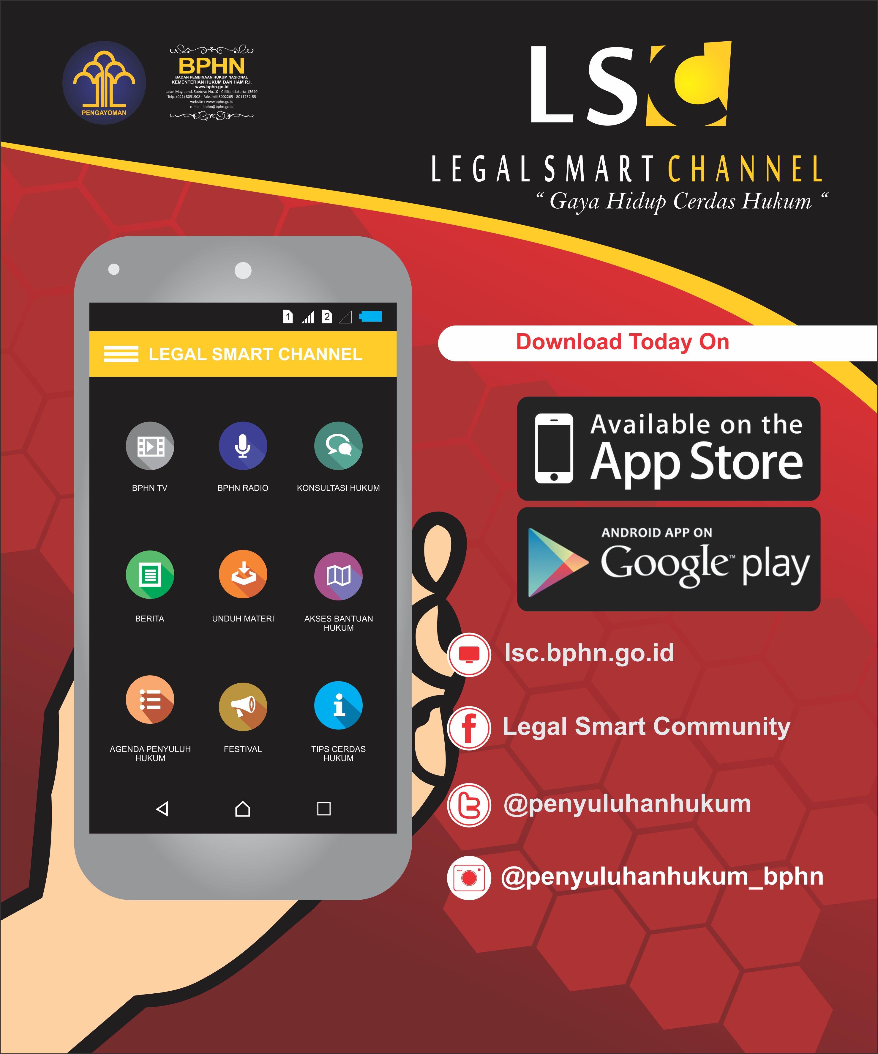 Sidbankum, lsc.bphn.go.id dan luhkum.bphn.go.id Ramaikan Hari Kekayan Intelektual