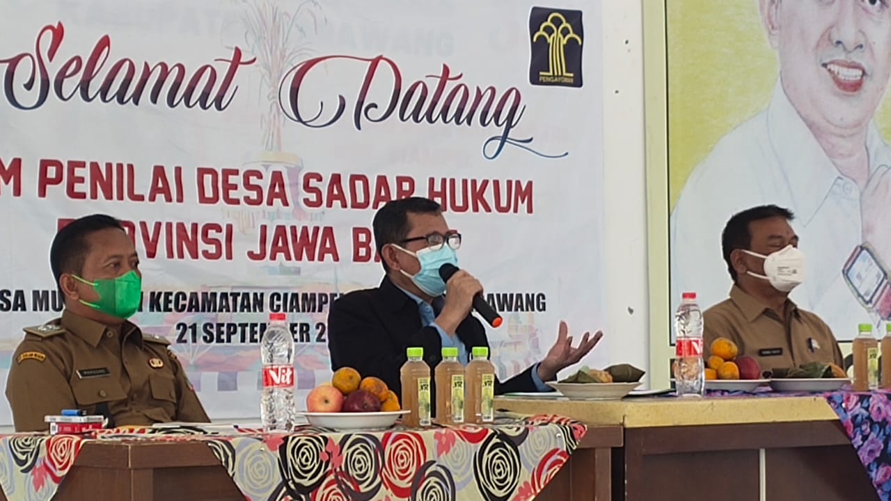Pusat Penyuluhan dan Bantuan Hukum Lakukan Penilaian Lapangan terhadap Calon Desa/Kelurahan Sadar Hukum