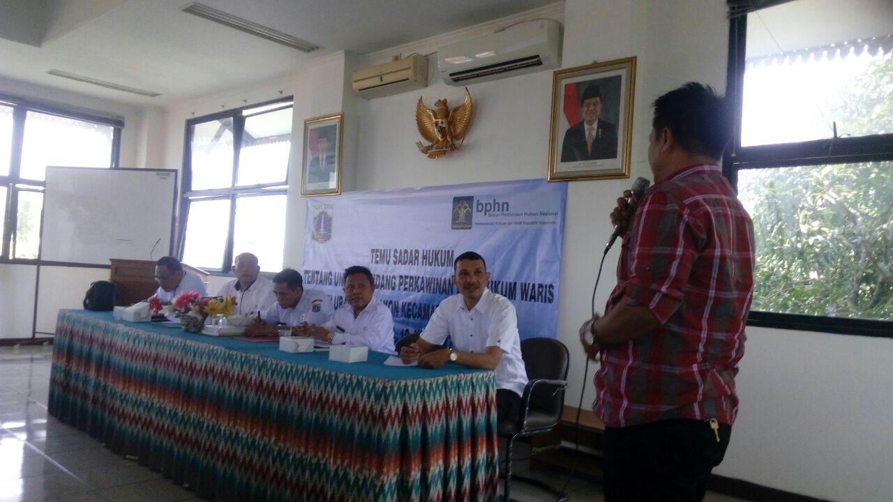 Kegiatan Temu Sadar Hukum di Kelurahan Pekayon