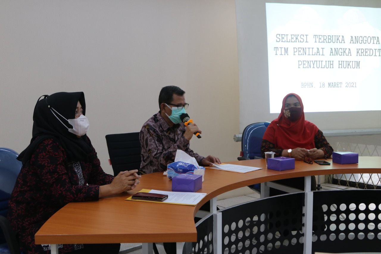 Seleksi Terbuka Anggota Tim Penilai Angka Kredit Penyuluh Hukum