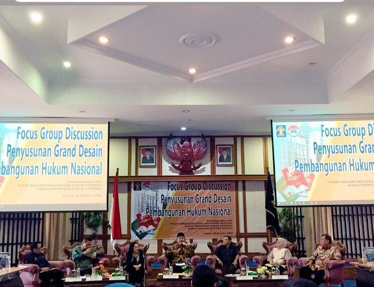 Pakar Hukum Menyusun Grand Desain Pembangunan Hukum Nasional di BPHN