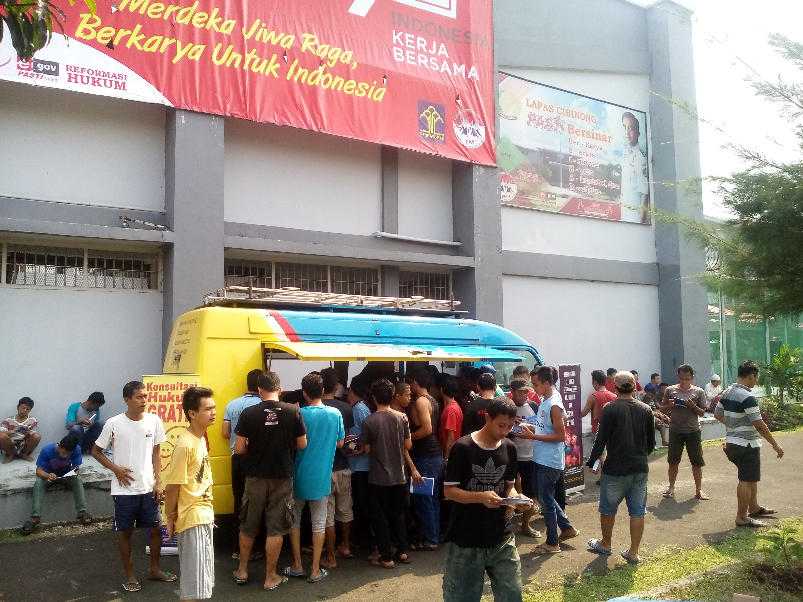 Penyuluhan Hukum Keliling di Lapas Klas II Cibinong