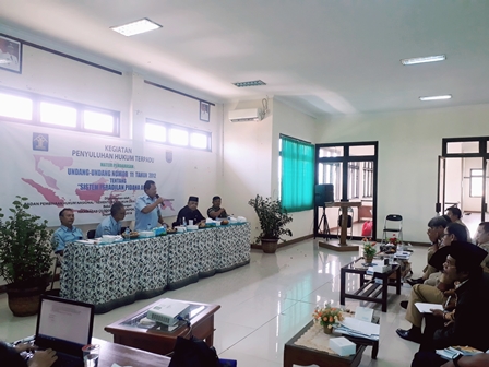 Penyuluhan Hukum di Kantor Kecamatan Cilodong