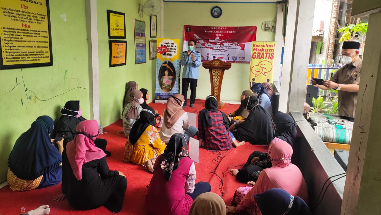 Badan Pembinaan Hukum Nasional Bersama Penyuluh Hukum Lakukan Temu Sadar Hukum di Yayasan As Saulia