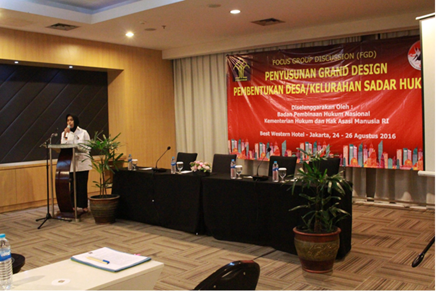 BPHN Menyusun Grand design Desa Sadar Hukum