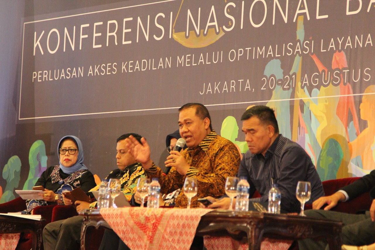 Konferensi Nasional Bantuan Hukum I 2019: Selangkah Lagi, Sinergi Program Bantuan Hukum, Pro Bono, dan Pro Deo Bakal Terwujud