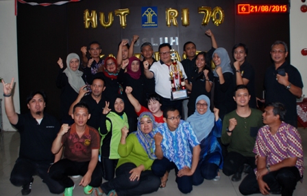 Pusluhkum Turut Meramaikan Lomba Hut RI ke – 70 di BPHN