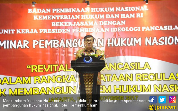 Menkumham: Pancasila dan UUD NRI 1945 adalah Penunjuk Arah