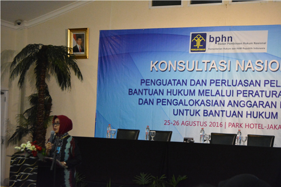 BPHN Selenggarakan Kegiatan Konsultasi Nasional Program Bantuan Hukum