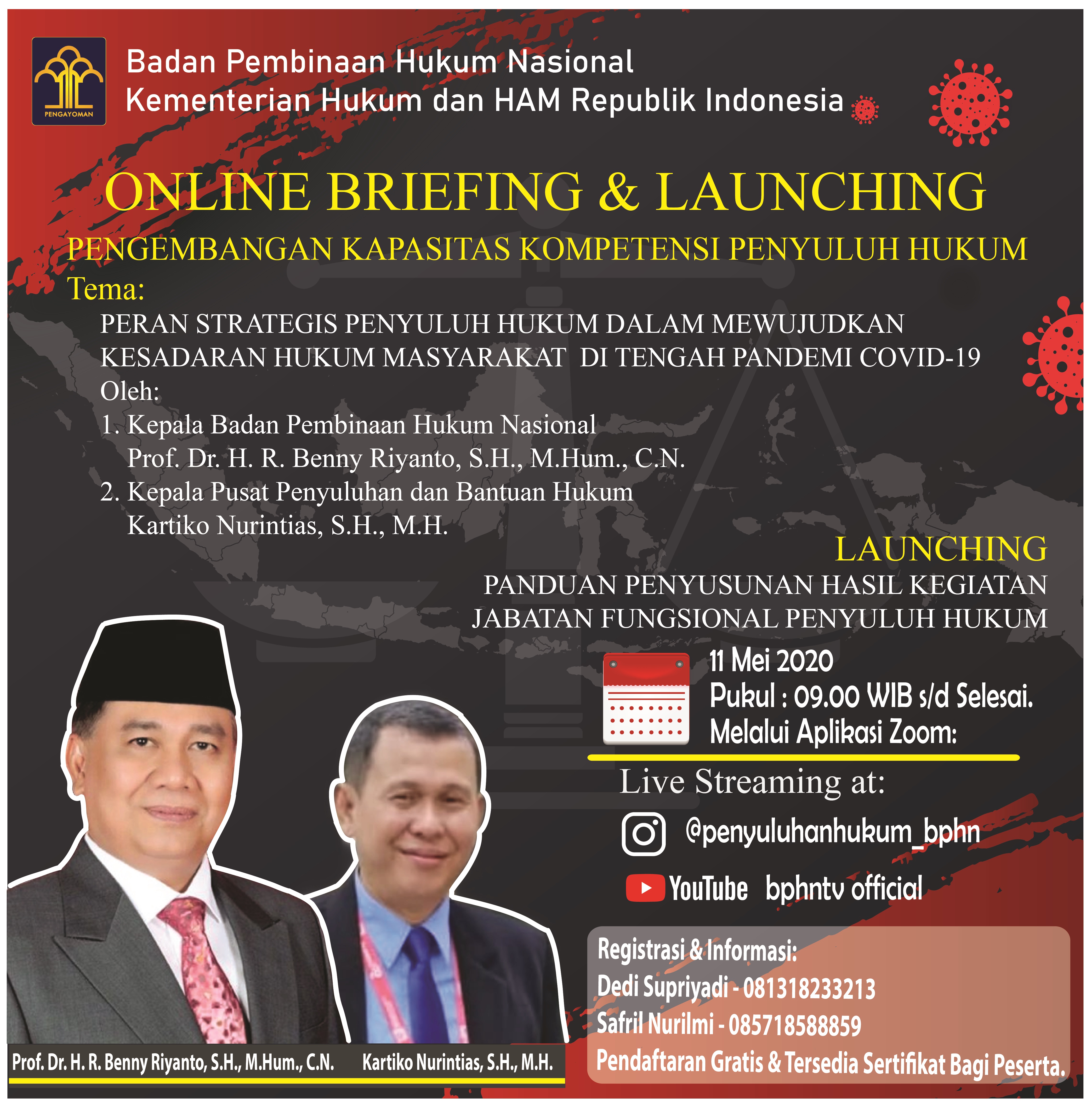 Online Briefing Bersama Kepala BPHN