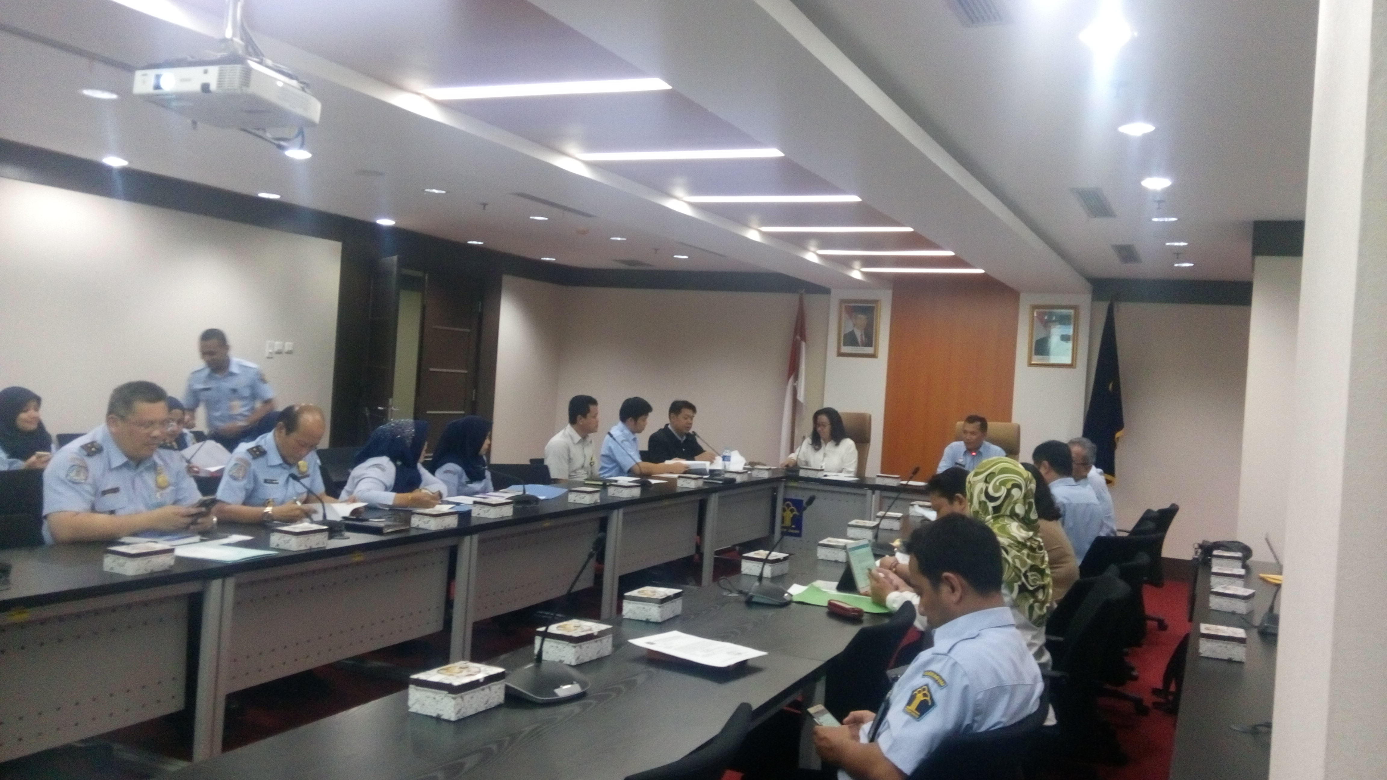 Rapat Pembahasan Tunjangan JFT di Lingkungan Kementerian Hukum dan HAM RI